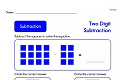 Second Grade Subtraction Worksheets - Two-Digit Subtraction Worksheet #35