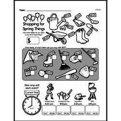 Second Grade Time Worksheets - Elapsed Time Worksheet #4