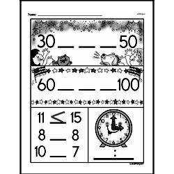 Second Grade Time Worksheets - Time to the Hour Worksheet #22