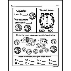 Second Grade Time Worksheets - Time to the Hour Worksheet #12