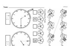 Second Grade Time Worksheets - Time to the Hour Worksheet #2