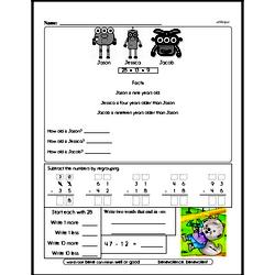 Second Grade Time Worksheets - Time to the Nearest Five Minutes Worksheet #2