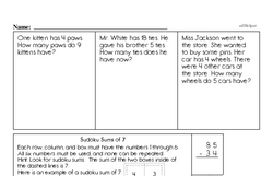 Second Grade Time Worksheets - Time to the Nearest Five Minutes Worksheet #3
