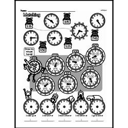 Second Grade Time Worksheets - Time to the Nearest Five Minutes Worksheet #8