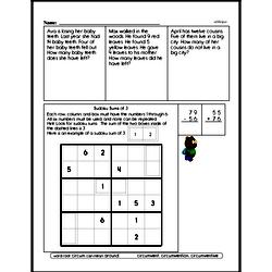Second Grade Time Worksheets - Time to the Quarter-Hour Worksheet #3