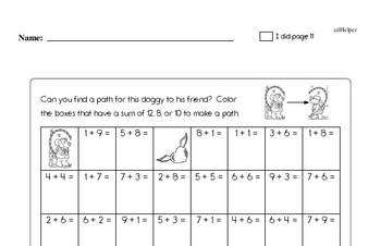 Valentine's Day Math Challenge Workbook