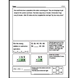 Third Grade Addition Worksheets - Addition within 20 Worksheet #2
