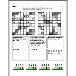 Third Grade Addition Worksheets - Addition within 20 Worksheet #7