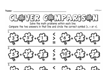 Addition - Multi-Digit Addition Mixed Math PDF Workbook for Third Graders