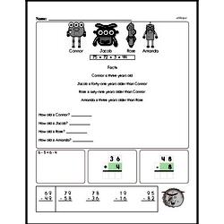 Third Grade Addition Worksheets - Three-Digit Addition Worksheet #3