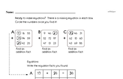 Third Grade Addition Worksheets - Three-Digit Addition Worksheet #6
