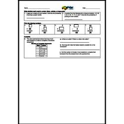 3rd Quarter Math Assessment for Third Grade - Few Mixed Review Math Problem Pages