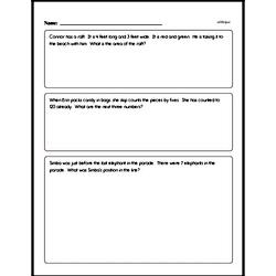 Fun Enrichment Problems PDF Page - Easier