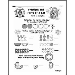 Third Grade Fractions Worksheets - Fractions and Parts of a Set Worksheet #17