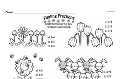 Third Grade Fractions Worksheets - Fractions and Parts of a Set Worksheet #8