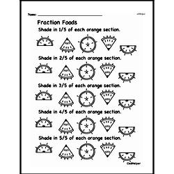 Third Grade Fractions Worksheets - Fractions and Parts of a Whole Worksheet #21