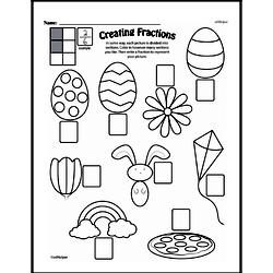 Third Grade Fractions Worksheets - Fractions and Parts of a Whole Worksheet #33