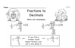 Fraction Worksheets - Free Printable Math PDFs Worksheet #235