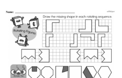 third grade geometry worksheets decomposing shapes edhelpercom