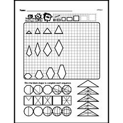 third grade geometry worksheets decomposing shapes edhelpercom