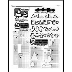 third grade geometry worksheets decomposing shapes edhelpercom