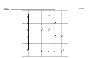 Geometry - Graphing Points on a Coordinate Plane Workbook (all teacher worksheets - large PDF)