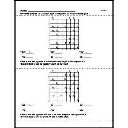 Third Grade Geometry Worksheets - Graphing Points on a Coordinate Plane Worksheet #1
