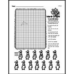 Third Grade Geometry Worksheets - Graphing Points on a Coordinate Plane Worksheet #5