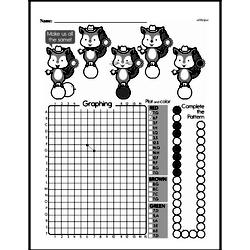 Third Grade Geometry Worksheets - Graphing Points on a Coordinate Plane Worksheet #4