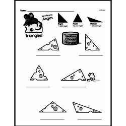 Third Grade Geometry Worksheets - Lines and Angles Worksheet #16