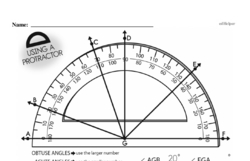 Third Grade Geometry Worksheets - Lines and Angles Worksheet #13