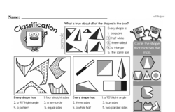 Third Grade Geometry Worksheets - Lines and Angles Worksheet #1