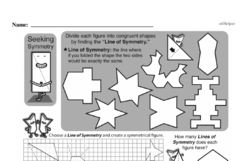 Third Grade Geometry Worksheets - Lines and Angles Worksheet #4
