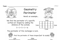 Third Grade Geometry Worksheets Worksheet #9
