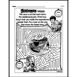Third Grade Math Challenges Worksheets - Puzzles and Brain Teasers Worksheet #172