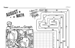 Third Grade Math Challenges Worksheets - Puzzles and Brain Teasers Worksheet #85