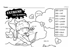 Third Grade Math Challenges Worksheets - Puzzles and Brain Teasers Worksheet #56