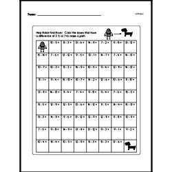 Third Grade Math Challenges Worksheets - Puzzles and Brain Teasers Worksheet #7