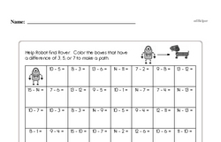 Third Grade Math Challenges Worksheets - Puzzles and Brain Teasers Worksheet #7