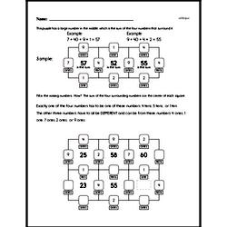 Third Grade Math Challenges Worksheets - Puzzles and Brain Teasers Worksheet #11
