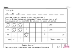 Third Grade Math Challenges Worksheets - Puzzles and Brain Teasers Worksheet #14