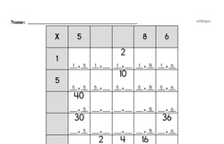 Math Facts Puzzle