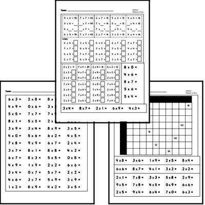 Multiplication to 9s Practice Workbook