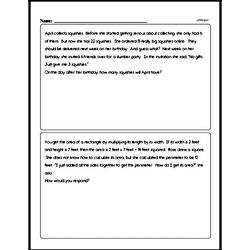 Math Word Problems - Mixed Operations Math Word Problems Mixed Math PDF Workbook for Third Graders