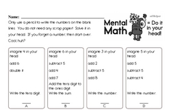 Third Grade Math Word Problems Worksheets - Mixed Operations Math Word Problems Worksheet #1