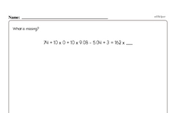 Third Grade Math Word Problems Worksheets - Multi-Step Math Word Problems Worksheet #1