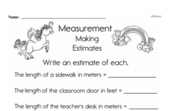 Third Grade Measurement Worksheets - Length Worksheet #15