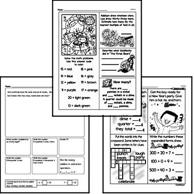 Money Math - Dimes Workbook (all teacher worksheets - large PDF)