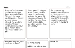 Third Grade Money Math Worksheets - Money Word Problems | edHelper.com