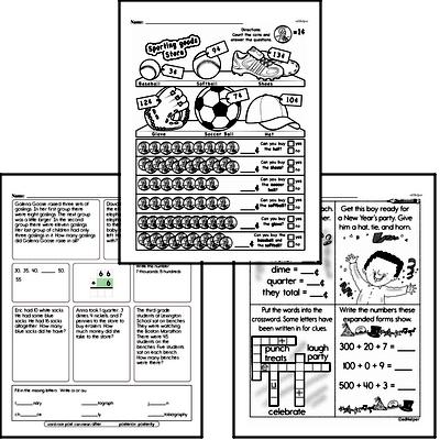 Money Math - Pennies Workbook (all teacher worksheets - large PDF)